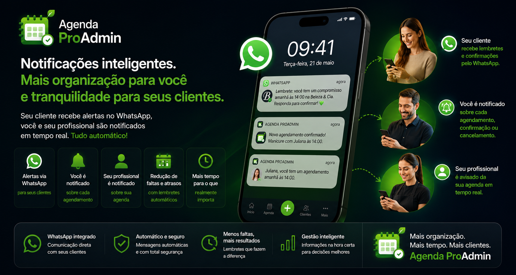 Agenda ProAdmin - Salões de beleza